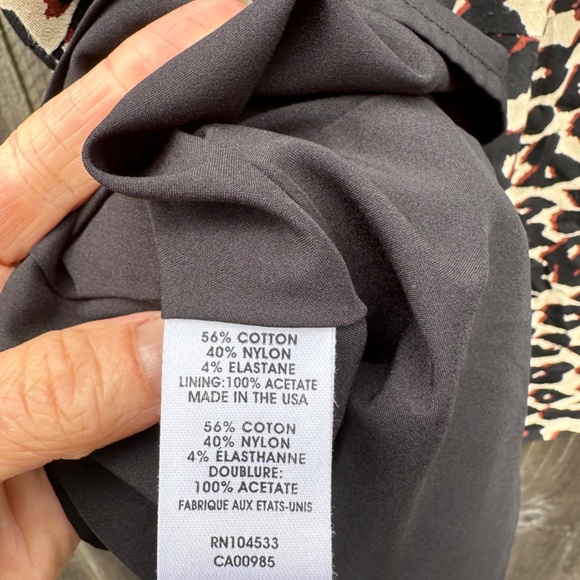 Nanette Lepore leopard print dress size 4 - Picture 4 of 6